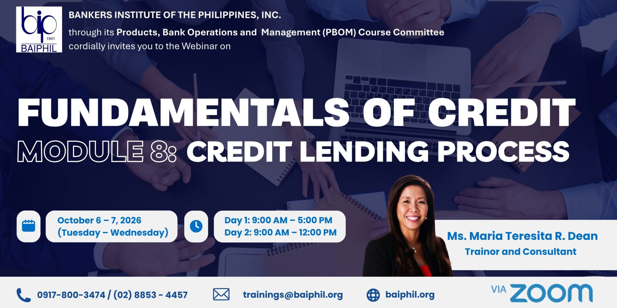 Credit Module Methods Fundamentals of Credit Module 8: Credit Lending Process » BAIPHIL ...