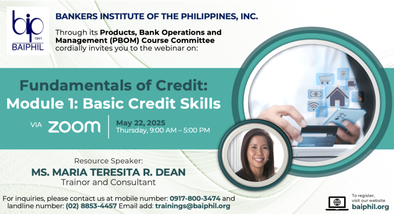 Fundamentals of Credit: Module 1 – Basic Credit Skills » BAIPHIL ...