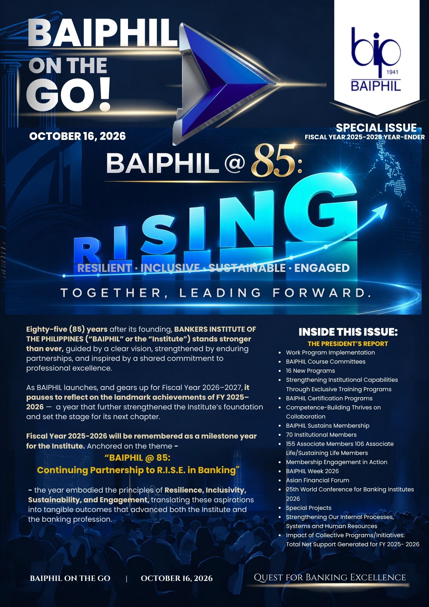 BAIPHIL on the Go! October 16, 2026